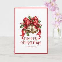 クリスマスの鐘のフォトギフト