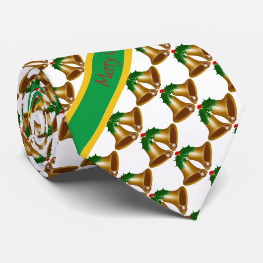 クリスマスの鐘 ネクタイ (ロール)