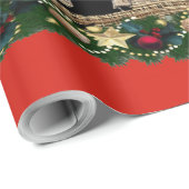 クリスマスの間に古いアムステルダムのミュージシャン ラッピングペーパー (ロールコーナー)