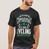 クリスマスの間に私はクールなギフトを循環させることを行きます Tシャツ (正面)