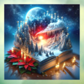 クリスマスの降臨窓の貼り付け ウィンドウサイン (シート3)