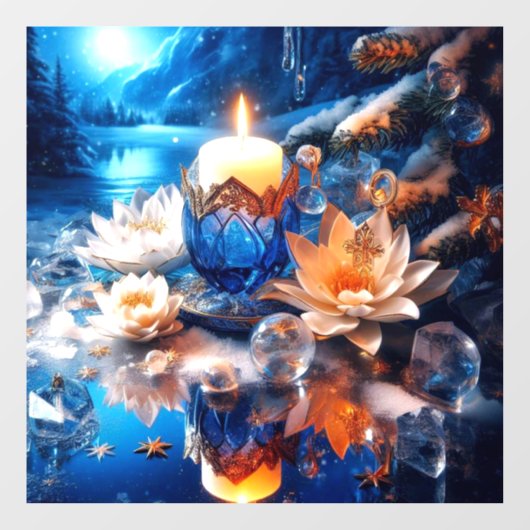 クリスマスの降臨窓の貼り付け ウィンドウサイン (シート)