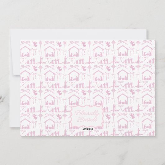 クリスマスの降誕祭の挨拶, 休日の家族写真 シーズンカード (裏面)