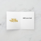 クリスマスの降誕祭 聖なるマリアの元に生まれた赤ちゃんイエス 招待状 (内部)