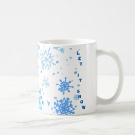 クリスマスの降雪 コーヒーマグカップ