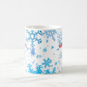 クリスマスの降雪 コーヒーマグカップ (中央)