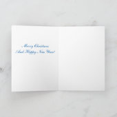 クリスマスの降雪 シーズンカード (内部)