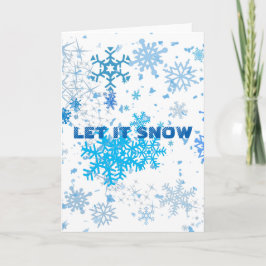 クリスマスの降雪 シーズンカード