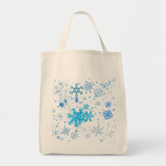 クリスマスの降雪 トートバッグ (正面)