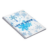 クリスマスの降雪 ノートブック (右側)