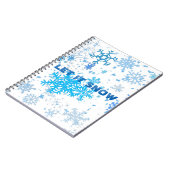 クリスマスの降雪 ノートブック (左側)