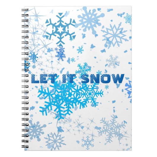クリスマスの降雪 ノートブック (正面)
