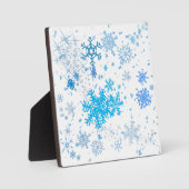 クリスマスの降雪 フォトプラーク (正面)