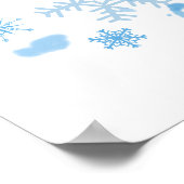 クリスマスの降雪 ポスター (角)