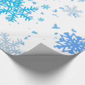 クリスマスの降雪 ラッピングペーパー (角)