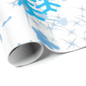 クリスマスの降雪 ラッピングペーパー (ロールコーナー)