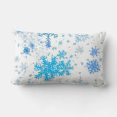 クリスマスの降雪 ランバークッション (裏面)