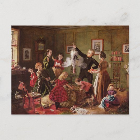 クリスマスの障害 シーズンポストカード (正面)