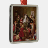 クリスマスの障害 メタルオーナメント (右)