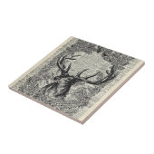 クリスマスの雄鹿 タイル (側面)