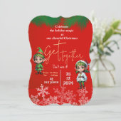 クリスマスの集まり 招待状 (スタンド正面)