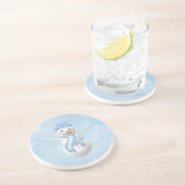 クリスマスの雪だるまのコースター コースター (側面)