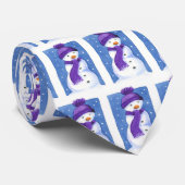 クリスマスの雪だるまのタイ ネクタイ (ロール)