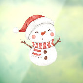 クリスマスの雪だるまのホリデー装飾 ウィンドウサイン (シート3)