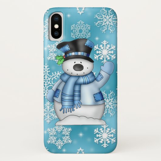 クリスマスの雪だるまの休日10の場合 Case-Mate iPhoneケース (裏面)