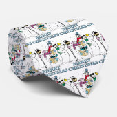 クリスマスの雪だるまの聖歌隊のタイ ネクタイ (ロール)