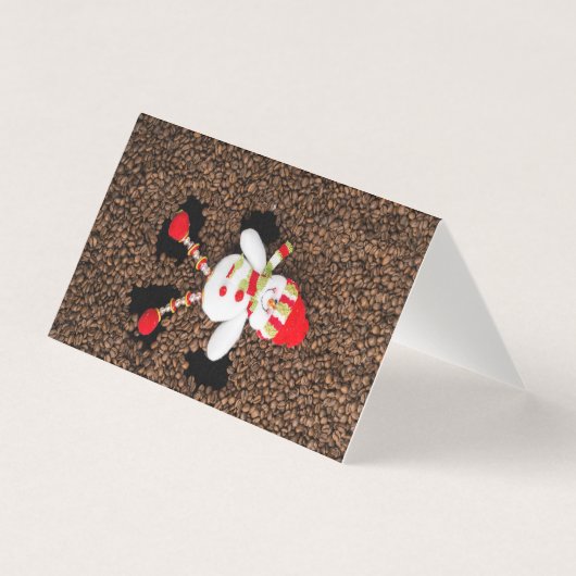 クリスマスの雪だるまの装飾 (正面)