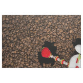 クリスマスの雪だるまの装飾 ファブリック (ファットクウォーター)