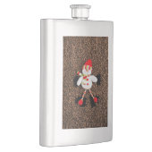 クリスマスの雪だるまの装飾 フラスク (右)