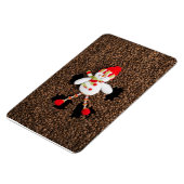 クリスマスの雪だるまの装飾 マグネット (左側)