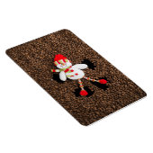 クリスマスの雪だるまの装飾 マグネット (右側)