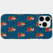 クリスマスの雪だるまの遊び心あふれるパターン Case-Mate iPhoneケース (裏面 (横))