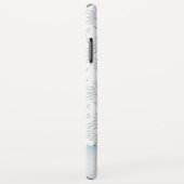 クリスマスの雪だるまは名前を加えます Case-Mate iPhoneケース (裏面/右)