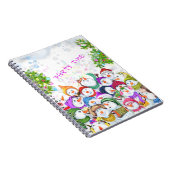 クリスマスの雪だるまノートブック ノートブック (右側)