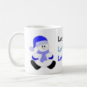 クリスマスの雪だるま コーヒーマグカップ (左)