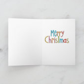 クリスマスの雪だるま シーズンカード (内部)