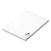 クリスマスの雪だるま ノートパッド (回転)