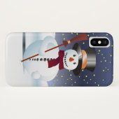 クリスマスの雪だるま Case-Mate iPhoneケース (裏面(横))