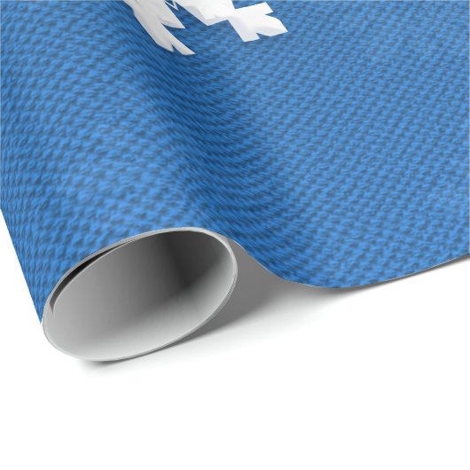 クリスマスの雪と願いパーソナライズされた、 ラッピングペーパー (ロールコーナー)