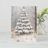 クリスマスの雪の夜 シーズンカード (スタンド正面)