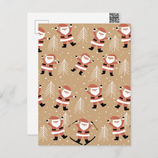 クリスマスの雪の祭典 シーズンポストカード (正面/裏面)