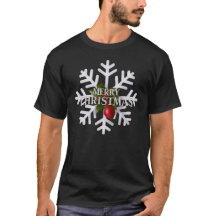 クリスマスの雪の結晶とほんのり赤いベリー