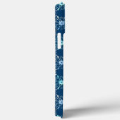 クリスマスの雪の結晶のホリデーパターン Case-Mate iPhoneケース (裏面 / 右)