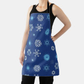 クリスマスの雪の結晶 エプロン (インサイチュ)