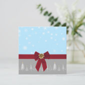 クリスマスの雪の結晶 青 赤 灰 (スタンド正面)