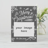 クリスマスの雪の降り輝く冬 シーズンカード (スタンド正面)